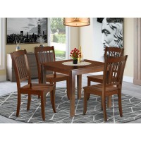 Dining Room Set Mahogany, Oxda5-Mah-W