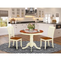 Dining Room Set Buttermilk & Cherry, Anda3-Bmk-W