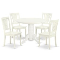 Dining Room Set Linen White, Shav5-Lwh-W