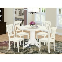 Dining Room Set Linen White, Shav5-Lwh-W