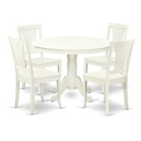 Dining Room Set Linen White, Hlav5-Lwh-W