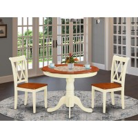 Dining Room Set Buttermilk & Cherry, Ancl3-Bmk-W