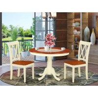 Dining Room Set Buttermilk & Cherry, Hlcl3-Bmk-W