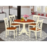 Dining Room Set Buttermilk & Cherry, Hlcl5-Bmk-W