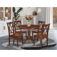 Dining Room Set Mahogany, Hlcl5-Mah-W