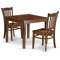 Dining Room Set Mahogany, Oxgr3-Mah-W