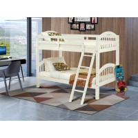 Youth Bunk Bed White, Veb-05-T