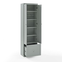 Harper Convertible Storage Cabinet Gray