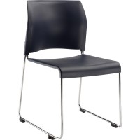 Nps Cafetorium Plastic Stack Chair, Navy