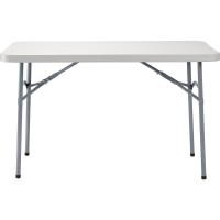 Nps 24 X 48 Heavy Duty Folding Table, Speckled Gray