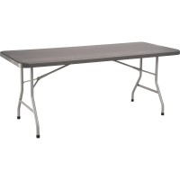 Nps 30 X 72 Heavy Duty Folding Table, Charcoal Slate