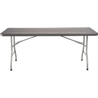 Nps 30 X 72 Heavy Duty Folding Table, Charcoal Slate
