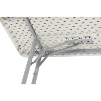 Nps 18 X 96 Heavy Duty Seminar Folding Table, Speckled Grey