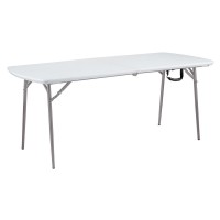 Nps 30 X 72 Heavy Duty Fold-In-Half Table, Speckled Grey