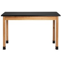 Nps Wood Science Lab Table, 24 X 60 X 36, Hpl Top
