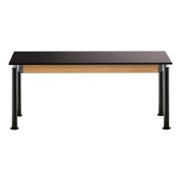 Nps Signature Science Lab Table, Black, 24 X 72, Chemical Resistant Top,