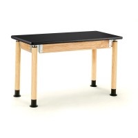 Nps Signature Science Lab Table, Oak, 24 X 60, Hpl Top,