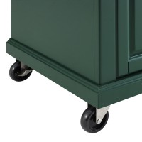 Madison Kitchen Island/Cart Emerald