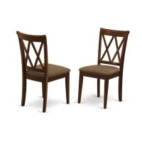 3-Pc Dining Room Set - 2 Wooden Chairs - 1 Dining Room Table