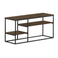 Furinno Moretti Modern Lifestyle Tv Stand For Tv Up To 50 Inch, Columbia Walnut