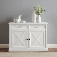 Clifton Sideboard Distressed White