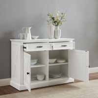 Clifton Sideboard Distressed White