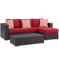 Convene 3 Piece Outdoor Patio Sofa Set