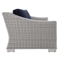 Conway Sunbrella Outdoor Patio Wicker Rattan Sofa