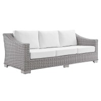 Conway Sunbrella Outdoor Patio Wicker Rattan Sofa