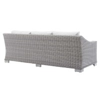 Conway Sunbrella Outdoor Patio Wicker Rattan Sofa