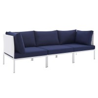 Harmony Sunbrella Outdoor Patio Aluminum Sofa