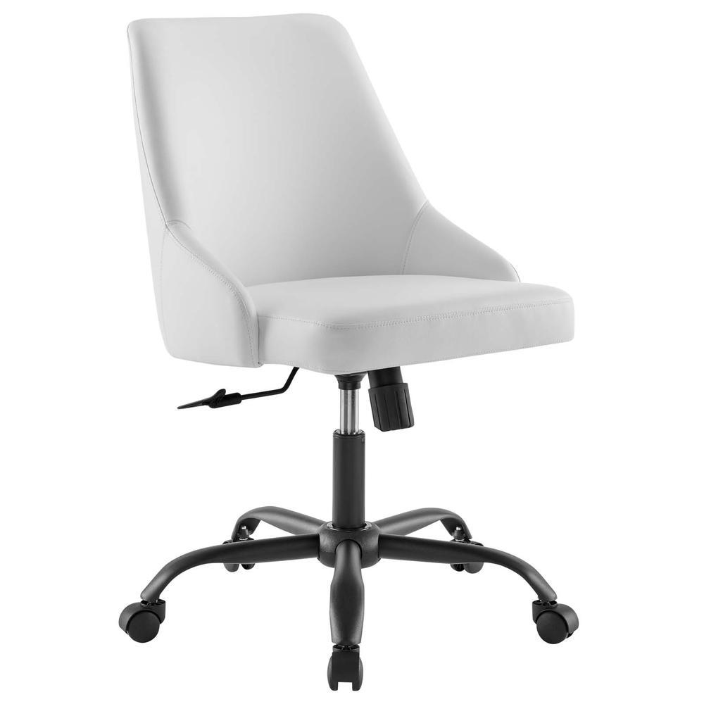 Designate Swivel Vegan Leather Office Chair