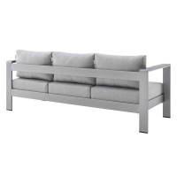 Shore Sunbrella Fabric Aluminum Outdoor Patio Sofa