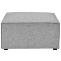 Saybrook Outdoor Patio Upholstered Sectional Sofa Ottoman