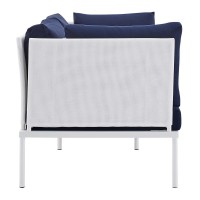 Harmony Sunbrella Outdoor Patio Aluminum Loveseat