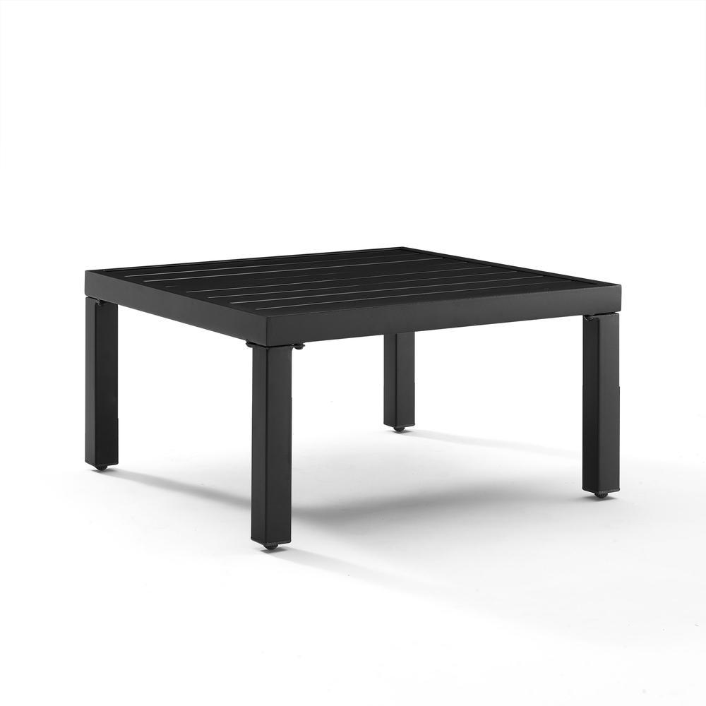 Piermont Outdoor Metal Sectional Side Table Matte Black