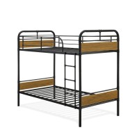 Hedley Bunk Bed Frame With 4 Metal Legs