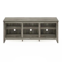 Furinno Jensen Tv Entertainment Center For Tv Up To 65 Inch, French Oak Grey