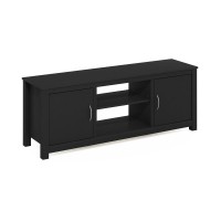 Furinno Classic Tv Stand With Storage For Tv Up To 65 Inch, Americano