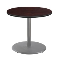 Nps Caf Table, 36 Round, Round Base, 30 Height, Particleboard Core/T-Mold