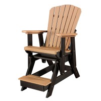 American Furniture 516Cbk Balcony Glider Chair With Black Base Cedar
