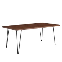 Ardor 74 Live Edge Acacia Wood Dining Table