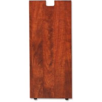 Lorell Cherry Laminate Credenza Leg - Rectangular Base - 28 Height X 11.75 Width X 1 Depth - Assembly Required - Cherry, Laminated