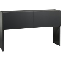 Lorell Charcoal Steel Desk Series Stack-On Hutch - 48 - Material: Steel - Finish: Charcoal