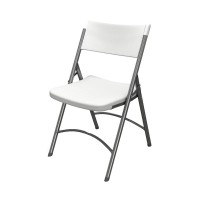 Heavy Duty Folding Chair, White