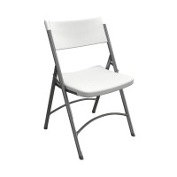 Heavy Duty Folding Chair, White