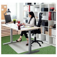 Ecotex? Polypropylene Rectangular Foldable Chair Mat For Carpets - 45 X 53