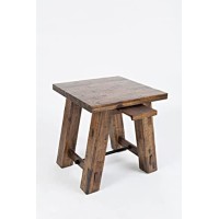 Cannon Valley Trestle Acacia End Table