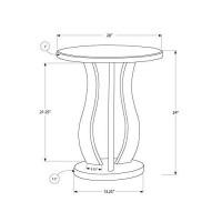 HomeRoots MDF END Table - 20