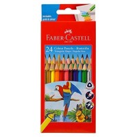 Faber-Castell Triangular Colour Pencils - Pack of 1 (Assorted)